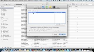 How to delete a backup from iTunes