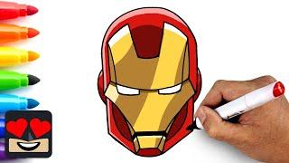 How To Draw Iron Man Easy