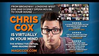 Chris Cox Is Virtually In Your Mind - An Interactive Online Mind Reading Show From A Broadway Star