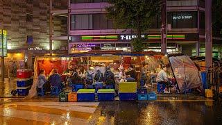 Rainy Night Ikseon-dong Alley Tour | Travel South Korea 4K HDR