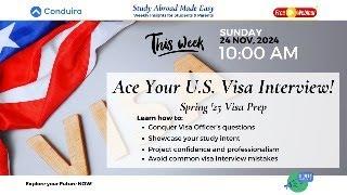 Ace Your U.S. Visa Interview! Spring '25 Visa Prep (Webinar) 