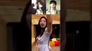 #blackpink choosing their favourite #BTS member  #taelisa #jenkook #jirose #jinsoo #shorts #viral