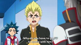 Rantaro argues with Shu 「English Sub」Beyblade Burst Sparking Episode 39