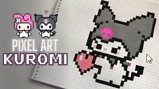 Pixel Art Tutorial: Drawing KUROMI Step by Step