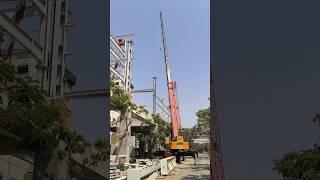 Structure Installation with mobile crane #structure #crane #mobilecrane