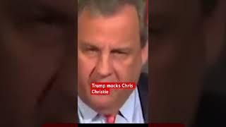 Trump Mocks Chris Christie In Hilarious New Video  #shorts #viral #news #funny