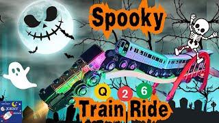 Spooky MTA Subway Train Ride with The Steam Engine Express