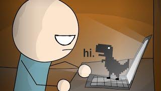 No Internet (Chrome Dinosaur Animation)