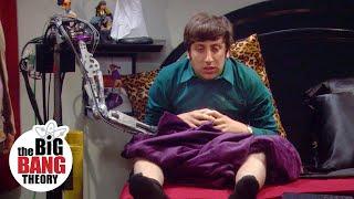 Howard is Stuck in a Robot Hand | The Big Bang Theory