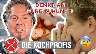 Kantinenfraß! - Das ist keine Bulette, das ist ein Baseball! | Die Kochprofis - Einsatz am Herd