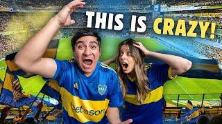 Foreigners CRAZY FIRST Experience at an Argentina Fútbol Game - La Bombonera of Boca Juniors