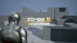 Zombie Ai Behaviour Preview UE5 (Support Multiplayer)