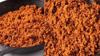 Vegan Ground Beef | High-Protein Recipe