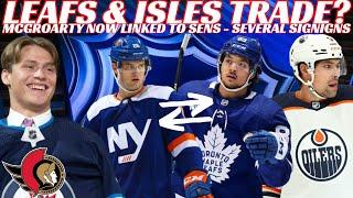 NHL Trade Rumours - Leafs & Isles Trade? Sens, Oilers, Preds & Utah News & Kraken Hire Campbell