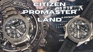 Watch Review of the Citizen Promaster Land JV1007-07E & JV100863E Limited Edition!!