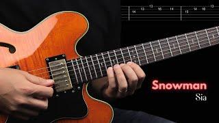 Snowman - Sia | Guitar Cover With Tabs