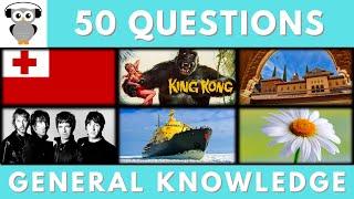 General Knowledge Quiz Trivia #164 | Tonga, King Kong Actress, Oasis, Icebreaker, Pushing Daisies