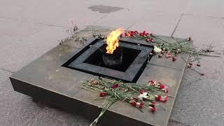 Monument to the Fighters of the Revolution on the Champ de Mars in St. Petersburg