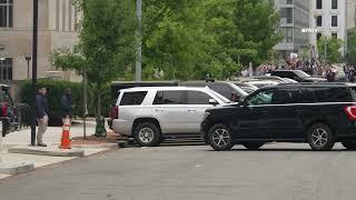 Trump Arrives to Federal Courthouse in Washington D.C.