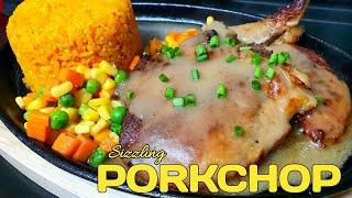 SIZZLING PORKCHOP ALA SIZZLING PLATE