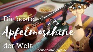 Die Apfelmaschine: Lustige und praktische Geschenkidee. Mein persönlicher Hallo Blogggi Tipp!