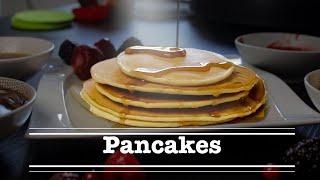 How to make pancakes at home easy recipe fluffy and delicious? وصفة البانكيك اللذيذة