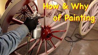 My Technique of Painting Wagon Wheels, Without Runs | Engels Coach Shop