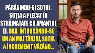 Părăsindu-și soțul, soția a plecat în străinătate cu amantul ei. Dar, întorcându-se un an mai târziu