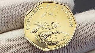 Beatrix Potter 2016 SQUIRREL NUTKIN 50p 50 pence coin REVIEW