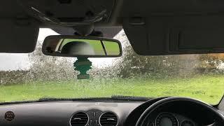 Watching Rain In A C-Class Mercedes Car, No Adds
