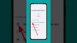 How to allow location permission in chrome browser #shorts