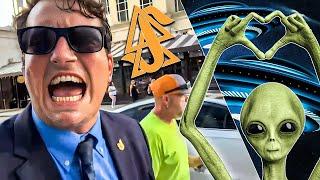 Alex Stein Tries to Indoctrinate People on the Street Into Scientology