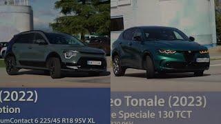 Kia Niro 2023 vs Alfa Romeo Tonale moose test compact segment