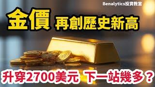 【19/10/2024】 黃金再創歷史新高  升穿2700美元後  下一站幾多？| 外匯、商品及加密貨幣走勢分析