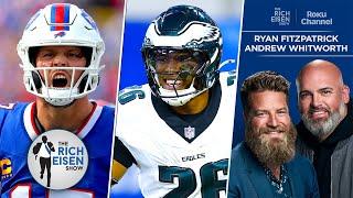 TNF’s Ryan Fitzpatrick & Andrew Whitworth Debate Who Should be NFL MVP | The Rich Eisen Show