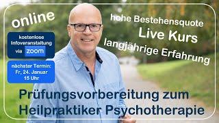 Heilpraktiker Psychotherapie Ausbildung online - flexibel, kompetent und bundesweit