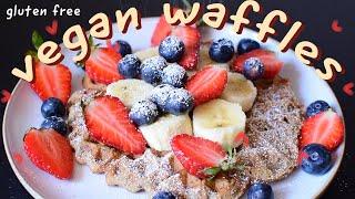 How to make gluten free vegan waffle 