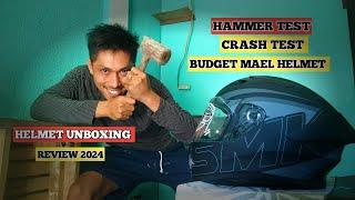 SMK HELMET REVIEW 2024 | HAMMER TEST | CRASH TEST 2024