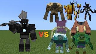 Nameless Guardian vs New Mutant More Bosses | Minecraft Java | Mob Battle