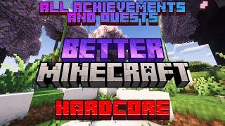 Better Minecraft Hardcore with all achievements & Quests | MarciWay Livestram