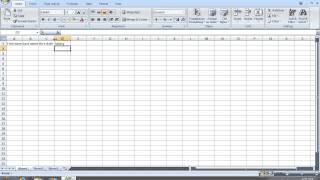 How to create an Excel 2007 Database