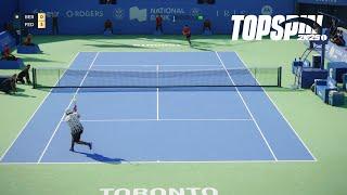 Top Spin 2K25 - Roger Federer Vs Matteo Berrettini - HYPER TIE BREAK - Toronto Masters (PS5)