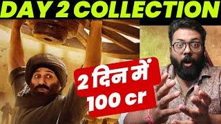 Gadar 2 box office collection day 2, gadar 2 1st day worldwide collection, sunny deol #gadar2