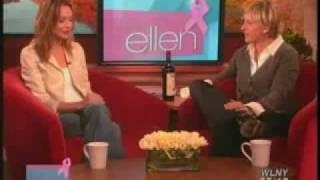 Calista Flockhart on Ellen