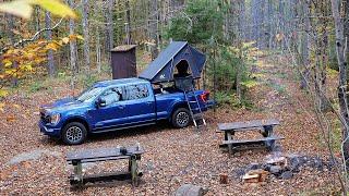 Roof Top Tent Camping in the Rain