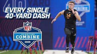 Every Single 40-yard Dash from the 2025 NFL Combine