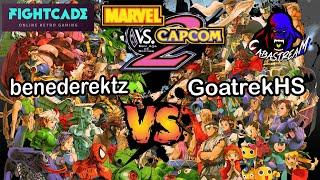 MvC2 - Fightcade Archive Casuals - benederektz vs GoatrekHS - Game 9