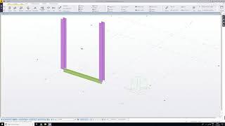 Tekla 2017 basics - How to model beam, column & plate