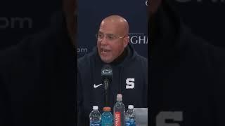 #PennState HC James Franklin on his postgame interaction with #Maryland HC Mike Locksley