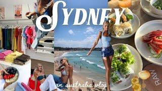 SYDNEY: australia travel vlog [bondi & double bay, where to shop and eat, new years!] 🩵